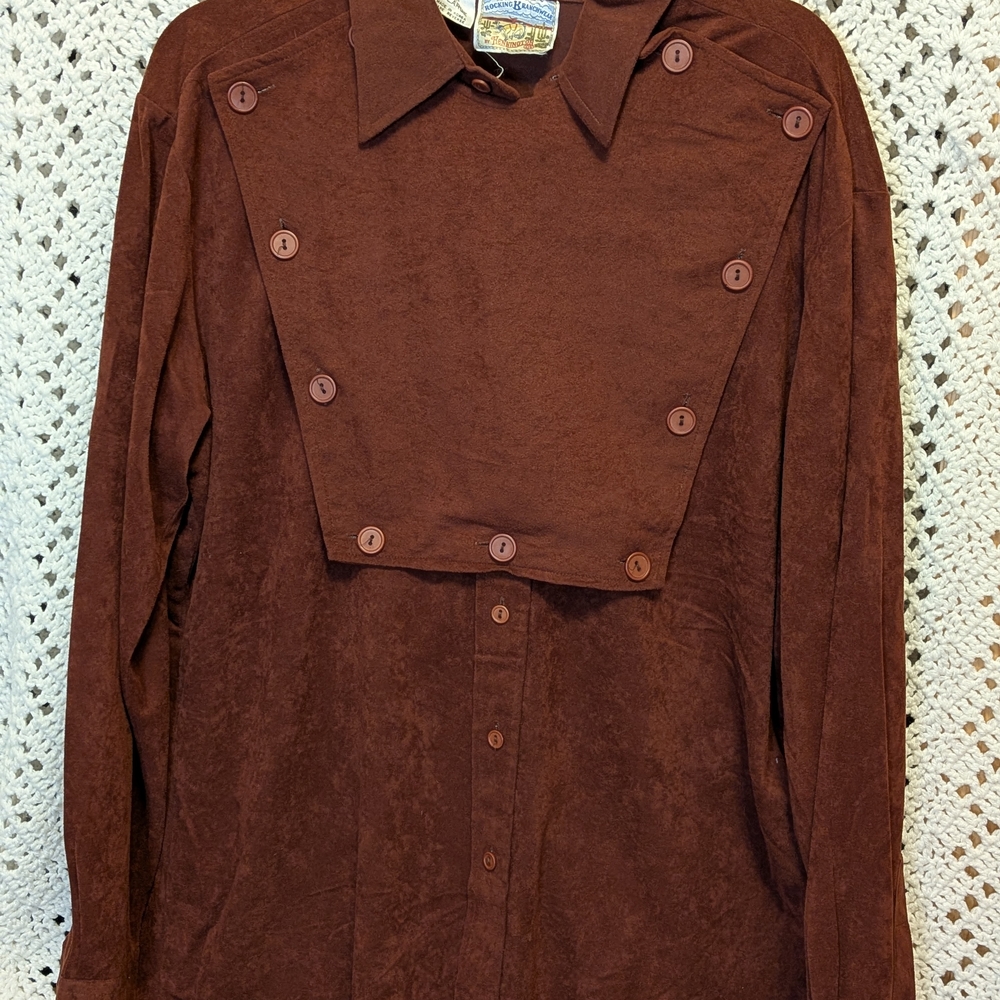 Men's Brown Dress Shirt